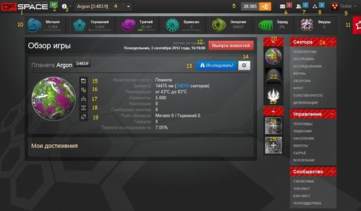 Игровой интерфейс Игровой интерфейс